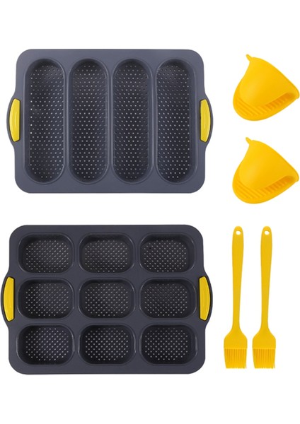 Fransız Bagetleri/sosisli Sandviç Ekmeği Pişirmek Için Silikon Ekmek Kalıbı, Pişirme Için Ekmek Kalıbı, Yapışmaz ve Kolay Temizlenir (Yurt Dışından)