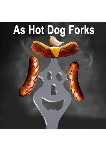 6'sı 1 Arada Barbekü Çatalı Paslanmaz Çelik Çok Işlevli Iki Dişli Meyve Sebze Et Barbekü Izgarası Açık Hava Kamp B (Yurt Dışından) fiyatları