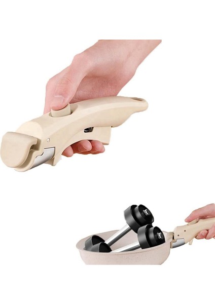 Tencere ve Tavalar Için 1 Adet Çıkarılabilir Sap, Üniversal Haşlanma Önleyici Klips, Tüm Tencere ve Tavalar Için Uygun Çıkarılabilir Tencere Sapı (Yurt Dışından) modelleri