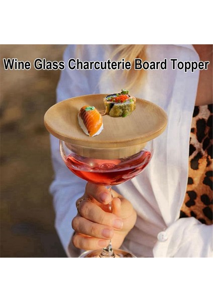 10 Adet Şarap Kadehi Üstü, 4 Inç Şarap Kadehi Üstü, Bambu Şarap Kadehi Üstü Bardak Altlıkları (Yurt Dışından) fırsatları