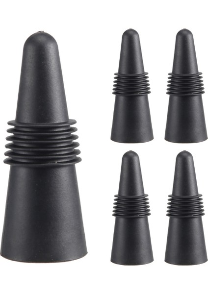 Şarap Tıpaları (5'li Set), Silikon Şarap Şişesi Tıpası ve Içecek Şişesi Tıpaları, Siyah (Yurt Dışından)
