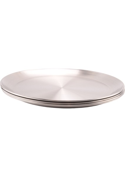 4'lü Paket 12 Inç Pizza Tepsisi, Paslanmaz Çelik Pizza Fırın Tepsisi, Yuvarlak Pizza Fırın Tepsisi, Pişirme, Kızartma ve Servis Için (Yurt Dışından)