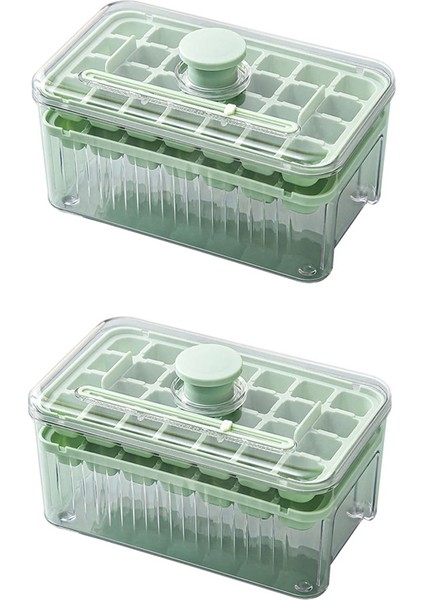 Ev Tipi Gıda Sınıfı Yüksek Değerli Pres Buz Tepsisi Buzdolabı Ev Yapımı Buz Küpü Saklama Buz Küpü Kalıbı Dondurma Buz (Yurt Dışından)