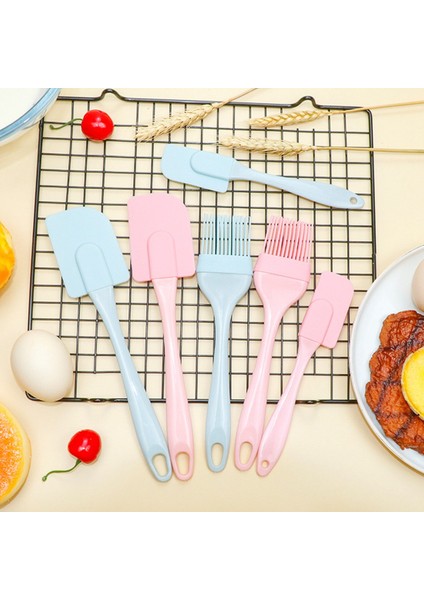3 Parça/set Pişirme Spatulası Hamur Silikon Spatula Fırça Karıştırma Spatulası Tereyağlı Kek Kreması Spatula Pişirme Malzemeleri Mavi (Yurt Dışından) modelleri