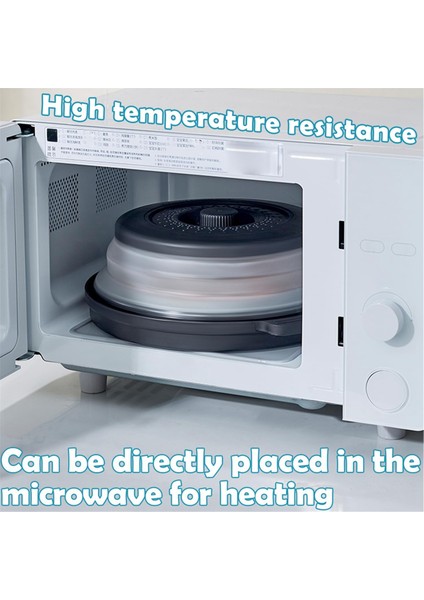 Katlanabilir Mikrodalga Gıda Sıçrama Koruyucusu Buhar Delikli Mikrodalga Tabak Kapağı Meyve ve Sebze Tabak Kapağı Kitchengadget (Yurt Dışından) modelleri