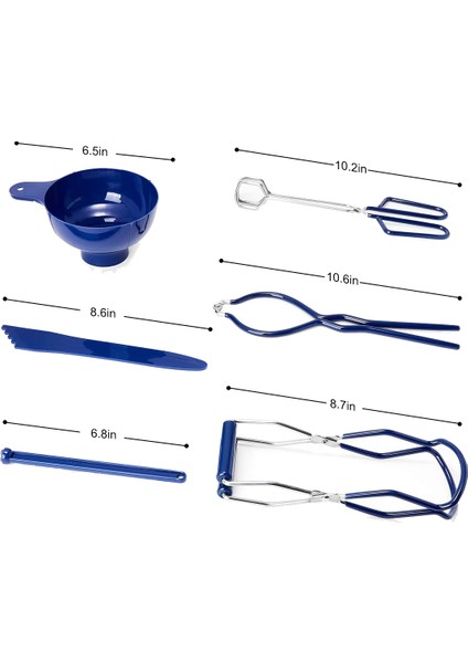 Konserve Seti Konserve Aletleri Konserve Malzemeleri 6 Parça, Konserve Kavanozu Kaldırıcı, Kapak Kaldırıcı, Konserve Için Konserve Maşası (Yurt Dışından) fiyatları