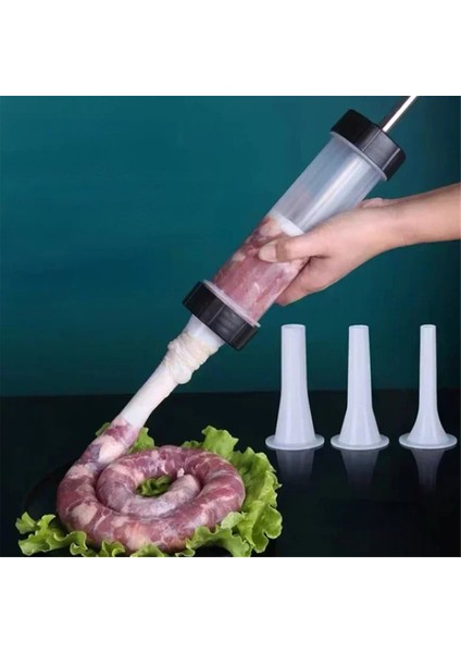 El Yapımı Ev Tipi Sosis Doldurma Aparatı, Mutfak Tipi Küçük Sosis Doldurma Aparatı, Manuel Et Sosis Doldurma Aparatı (Yurt Dışından) fırsatları