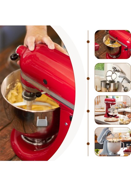 Kitchenaid 5 Quart Kase Stand Mikser Aksesuarları Için Esnek Kenarlı Çırpıcı, Silikon Kenarlı Düz Çırpıcı Kürek, Kazıyıcı (Yurt Dışından) indirimleri