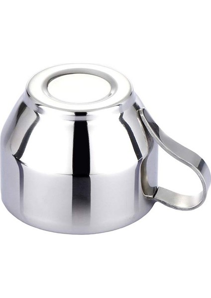 Yalıtımlı Kahve Fincanı Seti - Paslanmaz Çelik Çift Duvarlı Espresso Fincanları Latte Cappuccino Çay Fincanı, Tabak ve Kaşık 125 ml (2'li Set) (Yurt Dışından) modelleri