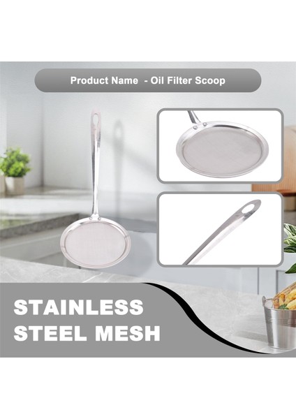 Mutfak Paslanmaz Çelik Örgülü Asılı Yağ Filtresi Ağı Süzgeç Kepçesi (Yurt Dışından) indirimleri