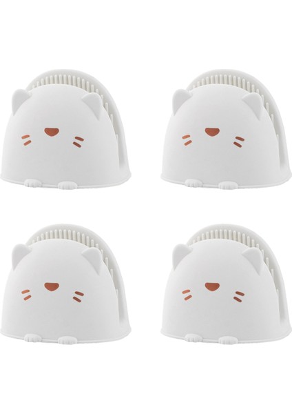 Adet Isıya Dayanıklı Silikon Fırın Eldiveni Kaymaz Fırın Eldiveni Sevimli Kedi Şeklinde Yalıtımlı Fırın Eldiveni (Yurt Dışından)