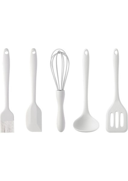 Silikon Mutfak Gereçleri Gıda Sınıfı Yapışmaz Pişirme ve Fırınlama Aracı Kazıyıcı Silikon Yağ Fırçası Çırpıcı Mutfak Aletleri (Yurt Dışından)
