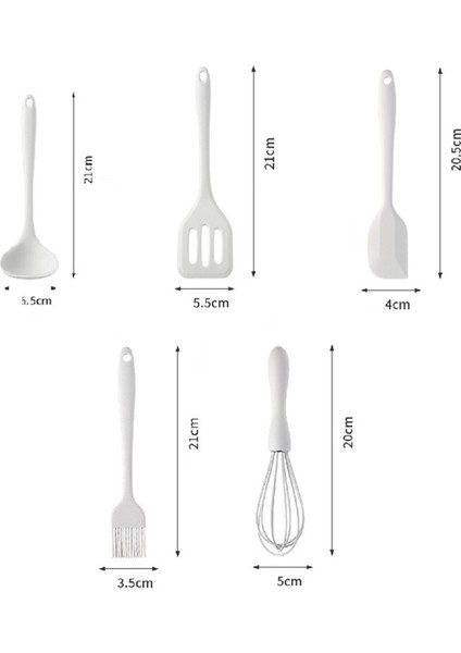 Silikon Mutfak Gereçleri Gıda Sınıfı Yapışmaz Pişirme ve Fırınlama Aracı Kazıyıcı Silikon Yağ Fırçası Çırpıcı Mutfak Aletleri (Yurt Dışından) fiyatları