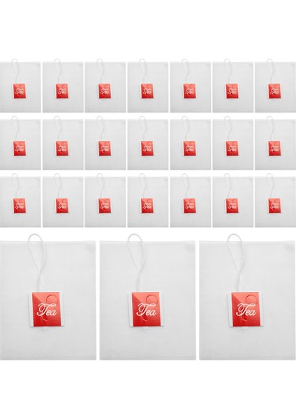 100 Adet Çay Poşeti Demliği, Ipli, Heal Seal, 7 x 6 cm Poşet Filtre Kağıdı, Naylon Çay Poşetleri, Boş Çay Poşetleri (Yurt Dışından) modelleri