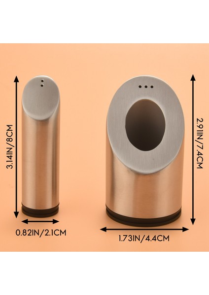 1 Adet Paslanmaz Çelik Tuz ve Biberlik Seti Delikli Baharat Kavanozu Baharat Rafı Mutfak Baharatlık Aracı (Yurt Dışından) indirimleri