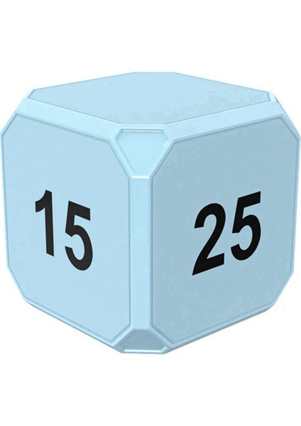 Mavi Çevirmeli Mini Dijital Zamanlayıcı, LED Ekran, 4 Ön Ayarlı Zaman, Çift Mod, Geri Sayımlı Pişirme Zamanlayıcısı (Yurt Dışından)