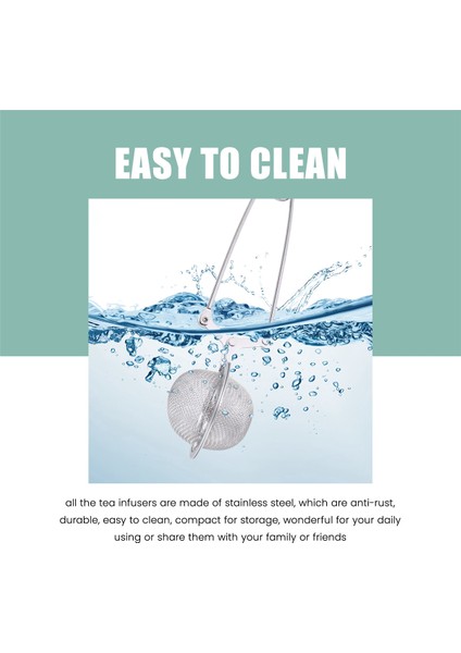 Adet Çay Demleyici, Çay Yaprağı, Çay Süzgeci, Saplı Paslanmaz Çelik Çay Filtresi, Çay Demleyici (Yurt Dışından) fırsatları