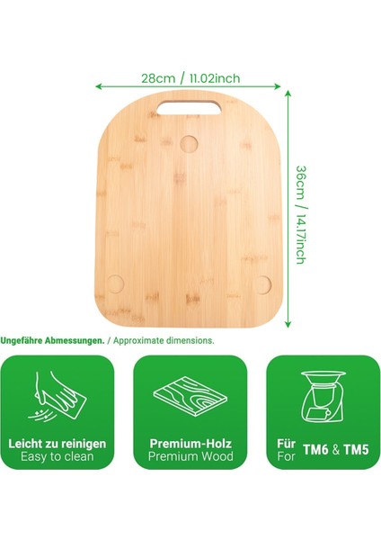 Thermomix Tm6 Tm5 Planörler Için Zahmetsizce Hareket Eden Akrilik Tekerlekli Tahta Ahşap Rengi (Yurt Dışından) fiyatları