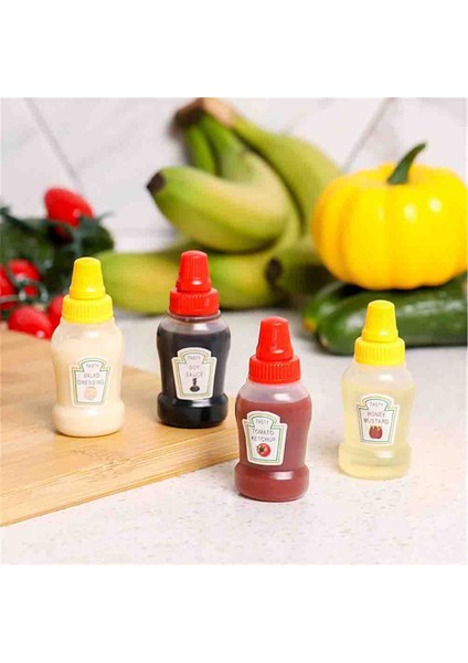 Bento Kutusu Aksesuarları Için Mini Ketçap Şişeleri, Mini Sos Şişeleri, Plastik Şişeler ve Kaplar, Boş Ketçap (Yurt Dışından) fiyatları