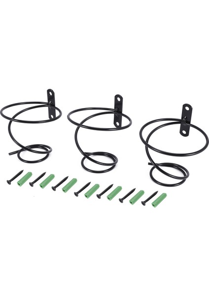 3'lü Paket Basit Tek Şişe Duvara Monte Şarap Rafı, Şarap Şişesi Sergileme Rafı, Metal Askılı Şarap Rafı (Yurt Dışından)