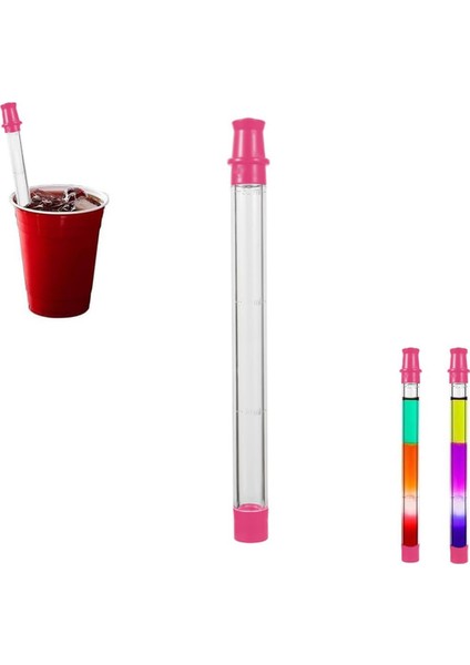 Adet Shot Pipeti, Shot Tüpü Tutucu Içecek Pipeti Plaj Havuzu, Partiler Için, Tüm Standart Şişelere ve Bardaklara Uygun (Yurt Dışından) fırsatları