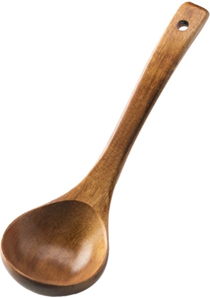 Adet Ahşap Büyük Kapasiteli Çorba Kaşığı Mutfak Yüksek Sıcaklıkta Pişirmeyi Kolaylaştıran Bir Kaşık Kullanın Kullanışlı ve Dayanıklı (Yurt Dışından)