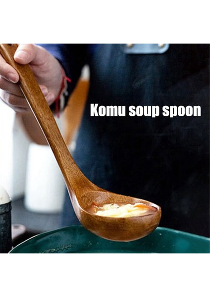 Adet Ahşap Büyük Kapasiteli Çorba Kaşığı Mutfak Yüksek Sıcaklıkta Pişirmeyi Kolaylaştıran Bir Kaşık Kullanın Kullanışlı ve Dayanıklı (Yurt Dışından) fiyatları