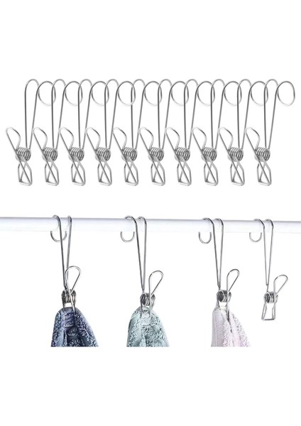 Paslanmaz Çelik Dosya Klipsleri, Kancalı Paslanmaz Çelik Mandallar, Mutfak ve Banyo Için Evrensel Metal Klipsler (Yurt Dışından) modelleri