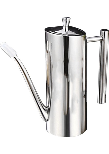 700 ml Paslanmaz Çelik Zeytinyağı Şişesi Sirke Dağıtıcı Sos Sirke Dolum Makinesi Tencere Yağ Kabı (Yurt Dışından)