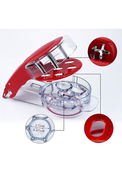 Adet Kiraz Çekirdeği Çıkarıcı, Çok Amaçlı Kiraz Çekirdeği Çıkarıcı, Saplı Kolay Sıkma, Aynı Anda 6 Kiraz (Yurt Dışından) modelleri