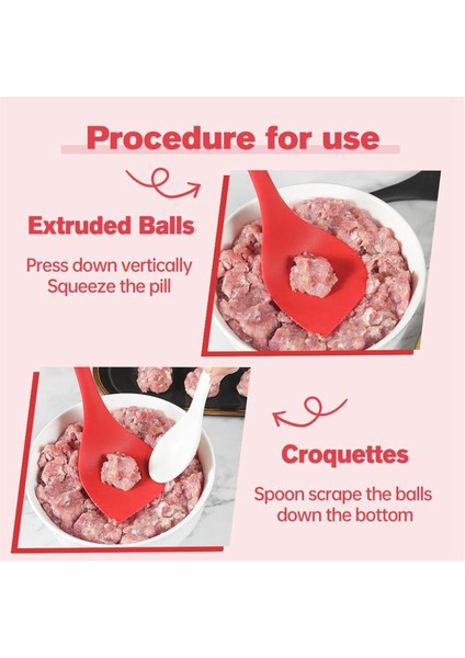 Köfte Yapma Aletleri, Yapışmaz Köfte Kaşık Topu Yapıcı Silikon Köfte Balık Topu Kaşık Köfte Yapma Aletleri (Yurt Dışından) modelleri