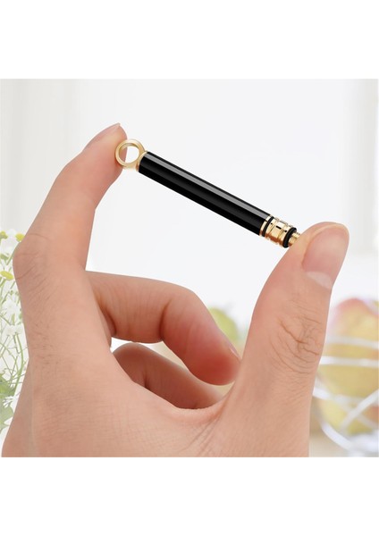 Adet Taşınabilir Titanyum Kürdan, Koruyucu Tutuculu Metal Kürdan, Mini Paslanmaz Çelik Kürdan, Siyah (Yurt Dışından) indirimleri