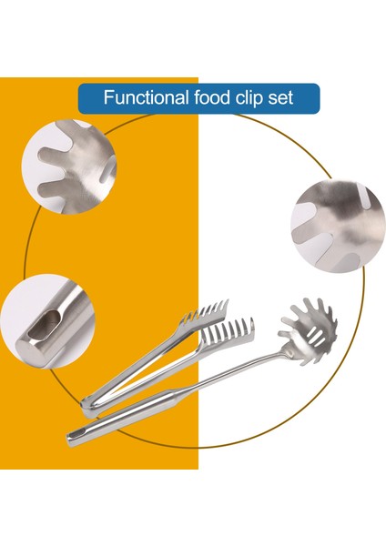 Parça Paslanmaz Çelik Spagetti Servis Seti, Paslanmaz Çelik Spagetti Makarna Maşası, Makarna Kaşığı Servis Çatalı (Yurt Dışından) indirimleri