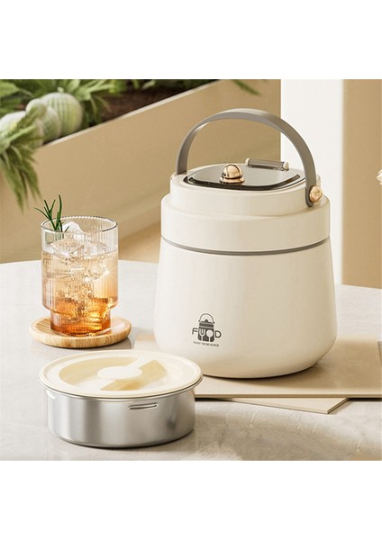 Yetişkinler Için Paslanmaz Çelik Yalıtımlı Öğle Yemeği Kutusu, Kaşık ve Çatal, Yalıtımlı Çanta, Sızdırmaz, Yiyecekleri Sıcak Tutar (Yurt Dışından) fırsatları