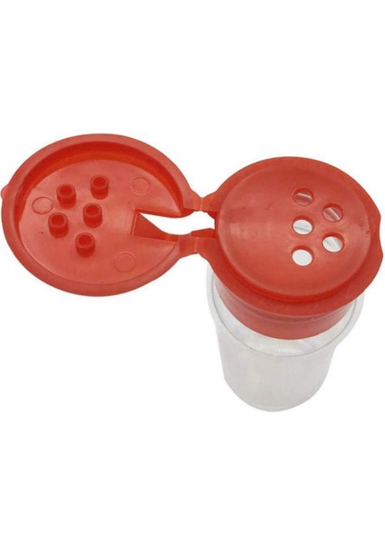 Barbekü Baharatı, Tuz, Biber Vb. Saklamak Için 50 Adet Boş Plastik Baharat Şişesi Seti 100 ml / 3,3 Oz, Kırmızı (Yurt Dışından) indirimleri