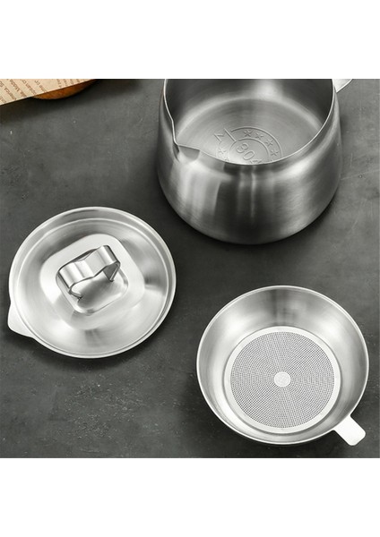 Yağ Tencere, Yağ Tencere Paslanmaz Çelik Büyük Kapasiteli Yağ Kızartması ve Filtre Kap Kombosu Çok Yönlü Yağ Filtresi Mutfak Için 1,5 L (Yurt Dışından) modelleri