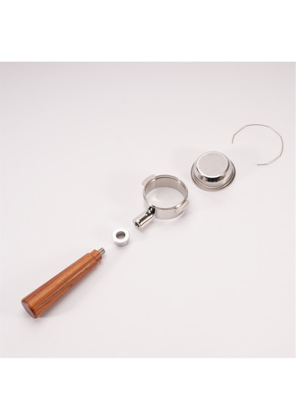 58 mm Paslanmaz Çelik Filtre Sepeti, Çift Tek Katmanlı Filtre, Masif Ahşap Sap, 58 mm Kahve Dipsiz Sap B (Yurt Dışından) fiyatları