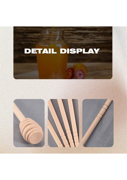 55 Paket 6 Inç Ahşap Bal Çubukları, Bal Reçeli Kavanozuna Dağıtmak Için, Mini Tek Tek Paketlenmiş, Düğün Partisi Hediyeleri (Yurt Dışından) indirimleri