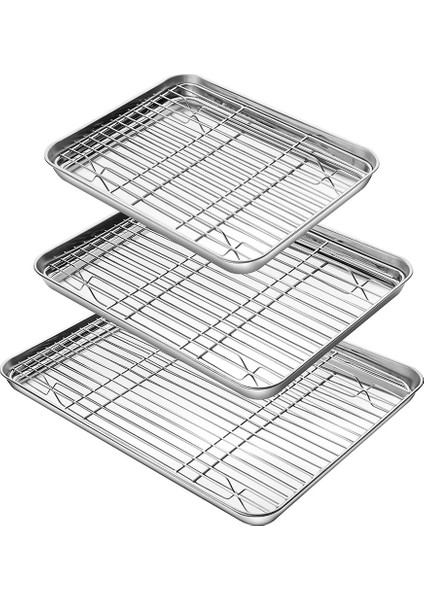 Çıkarılabilir Soğutma Raflı Paslanmaz Çelik Fırın Tepsisi, Yapışmaz Cips Sepeti, Fırın Kabı, Izgara, Barbekü Tepsisi Aksesuarları, B (Yurt Dışından) indirimleri