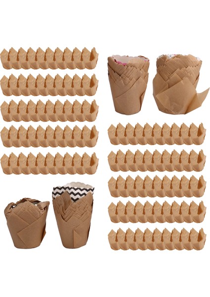 Düğünler ve Doğum Günleri Için 200 Adet Lale Kek Kalıbı, Kağıt Kek ve Muffin Pişirme Kapları (Yurt Dışından) modelleri