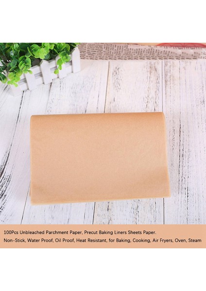100 Adet Ağartılmamış Parşömen Kağıdı, Önceden Kesilmiş Pişirme Kağıdı, 12 x 16 Inç, Yapışmaz, Su Geçirmez, Yağ Geçirmez, Isıya Dayanıklı, Pişirme, Hava Fritözleri, Fırın, Buhar Için (Yurt Dışından) modelleri