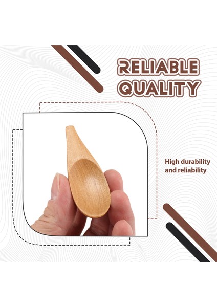 Adet Mini Ahşap Kaşık, Kısa Saplı Sos Kaşığı, Kahve, Çay, Yaprak, Süt Tozu, Baharat, Şeker Vb. Için (Yurt Dışından) indirimleri