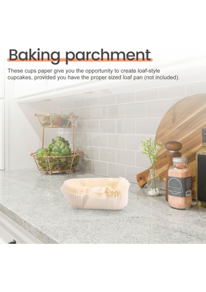 80 Paket Yağ Geçirmez Ekmek Kalıbı Kaplamaları Düz Kenarlı Pişirme Parşömen Kağıdı Yapışmaz Kek Kalıpları Kek Kalıbı Kaplaması (Yurt Dışından) fırsatları