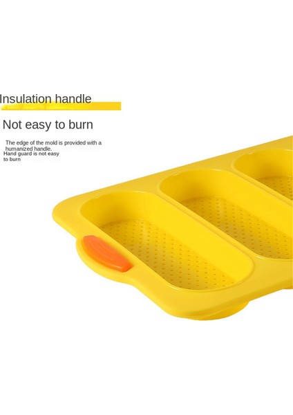 Yuvalı Fransız Kek Kalıbı Fransız Kendin Yap Küçük Ekmek Kalıbı Yapışmaz Kolay Çıkarılabilir Fırın Tepsisi Sarı (Yurt Dışından) indirimleri