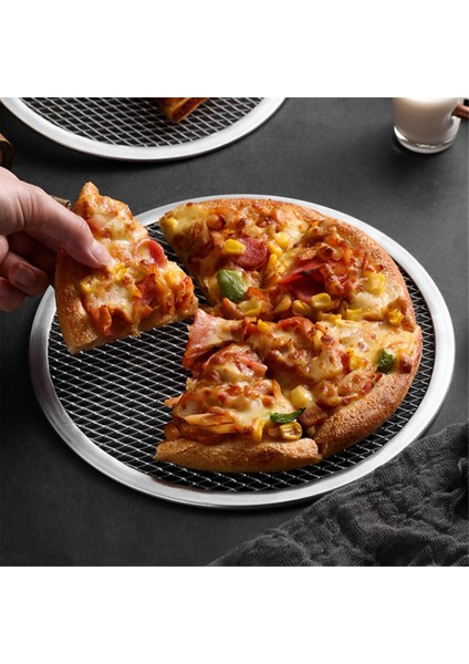 10 Inç Alüminyum Dikişsiz Kenarlı Pizza Pişirme Ekranı - Mükemmel Çıtırlık, Gelişmiş Hava Akışı (Yurt Dışından) fiyatları