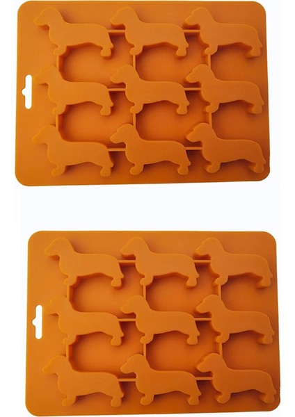Dachshund Şeklinde Silikon Buz Parçası Kalıp Tepsisi, Içecek Buz Yapımı, Şekerleme Kurabiyesi, Fudge, Kek Dekorasyonu Için Uygundur (Yurt Dışından)