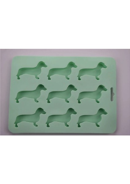 Dachshund Şeklinde Silikon Buz Parçası Kalıp Tepsisi, Içecek Buz Yapımı, Şekerleme Kurabiyesi, Fudge, Kek Dekorasyonu Için Uygundur (Yurt Dışından) modelleri