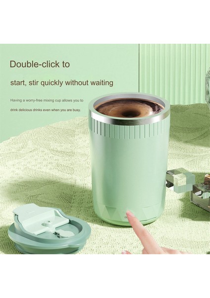 Otomatik Karıştırma Kupası, Kahve Sütü Karıştırma Kabı, Elektrikli Blender, 400 ml A (Yurt Dışından) indirimleri