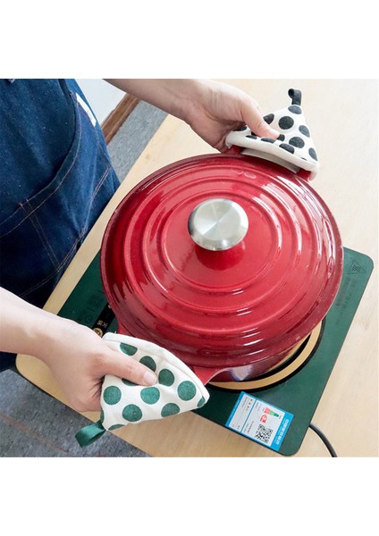 Mutfak Haşlanmaya Karşı Üçgen Tencere Sapı Kapağı Isı Yalıtım Eldiveni Sevimli Kumaş Tencere Kapağı Tencere Kılıfı Mavi (Yurt Dışından) fırsatları