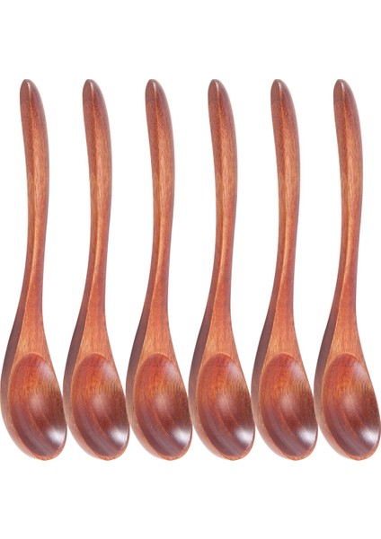 Küçük Ahşap Kaşıklar, 6 Adet Ahşap Çay Kaşığı, Küçük Baharat Kaşığı, Günlük Kullanım Için Mini Ahşap Bal Kaşığı (Yurt Dışından) modelleri